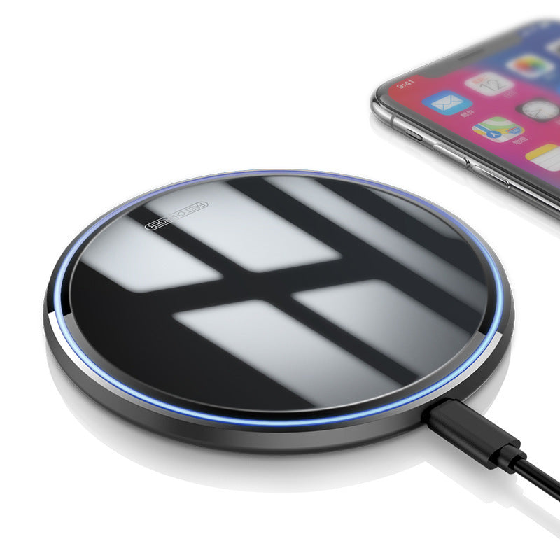 Cross-Border 10W Mirror Wireless Charger Fast Charger