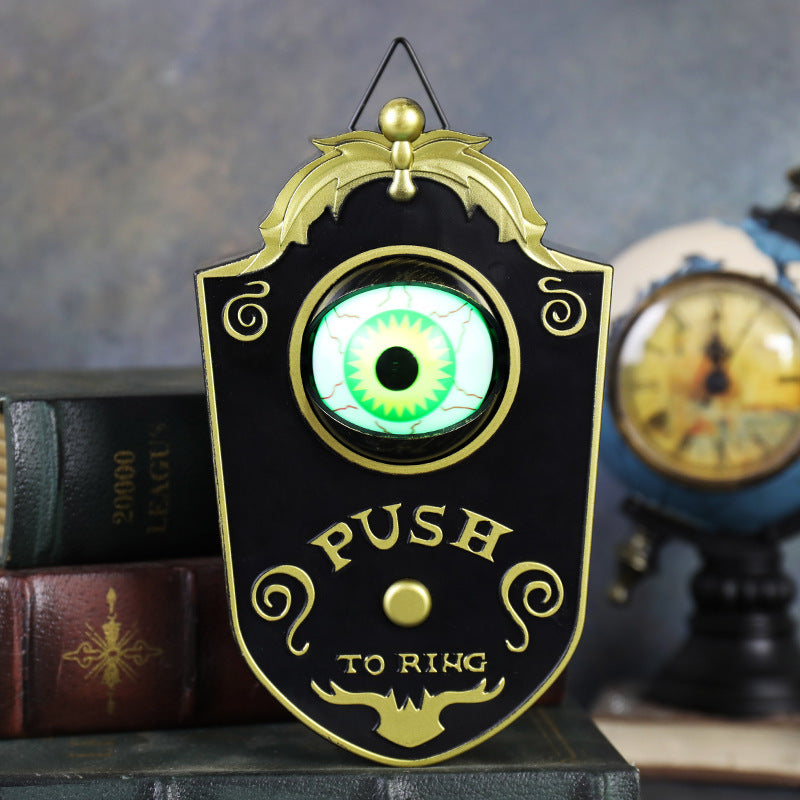Halloween One-Eye Doorbell Decoration.