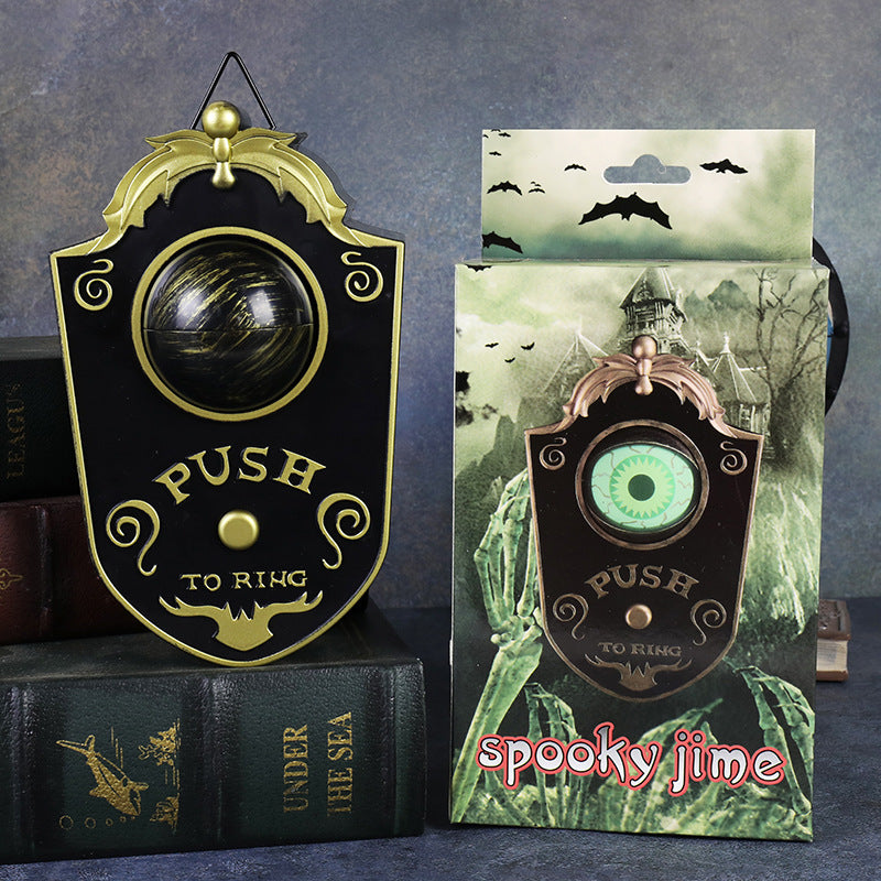 Halloween One-Eye Doorbell Decoration.