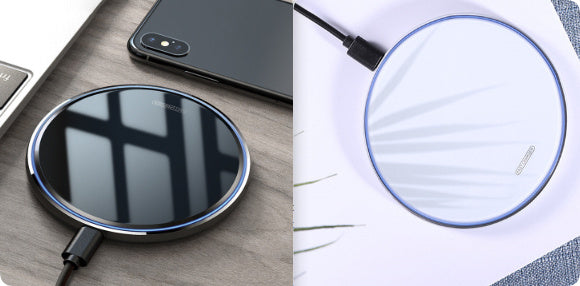 Cross-Border 10W Mirror Wireless Charger Fast Charger