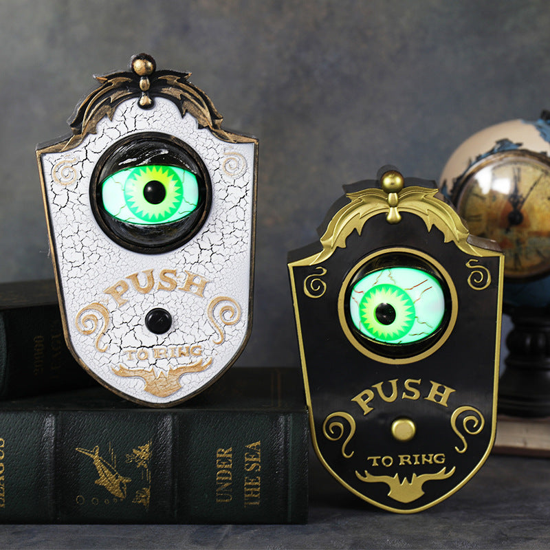 Halloween One-Eye Doorbell Decoration.