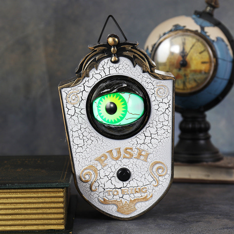Halloween One-Eye Doorbell Decoration.